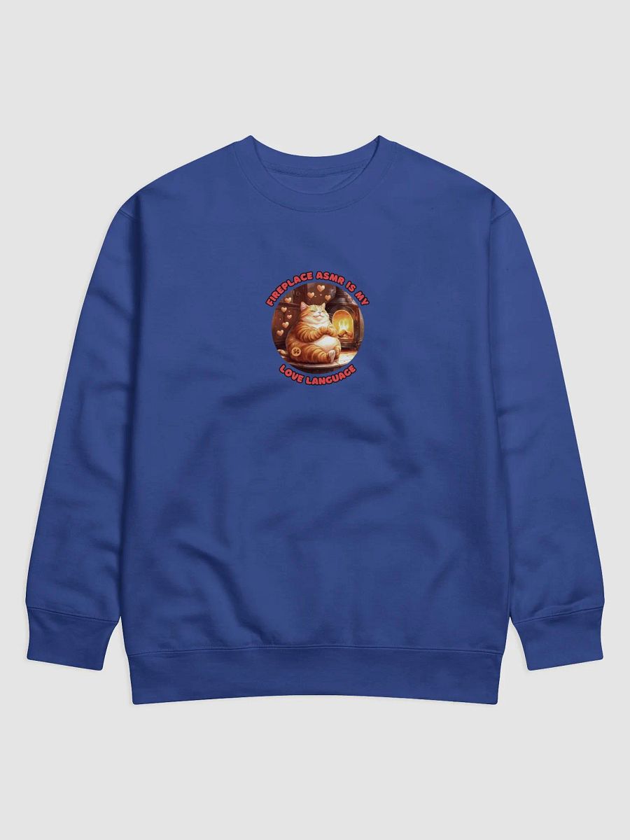 Cozy Cat - Fireplace ASMR is my Love Language | Sweatshirt product image (9)