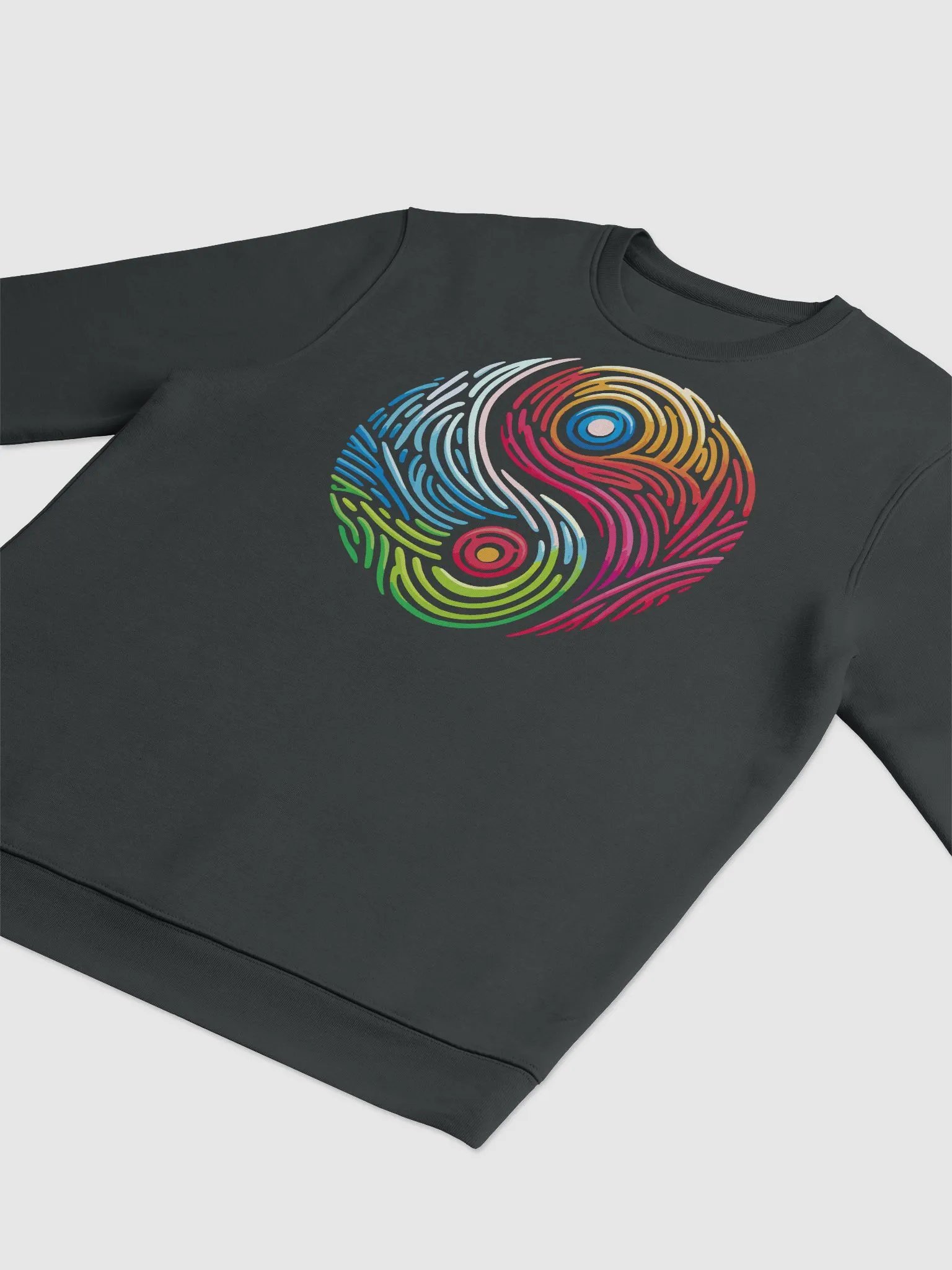 Spiral Balance Tee | Multi-Color Sacred Yin Yang Art product image (3)