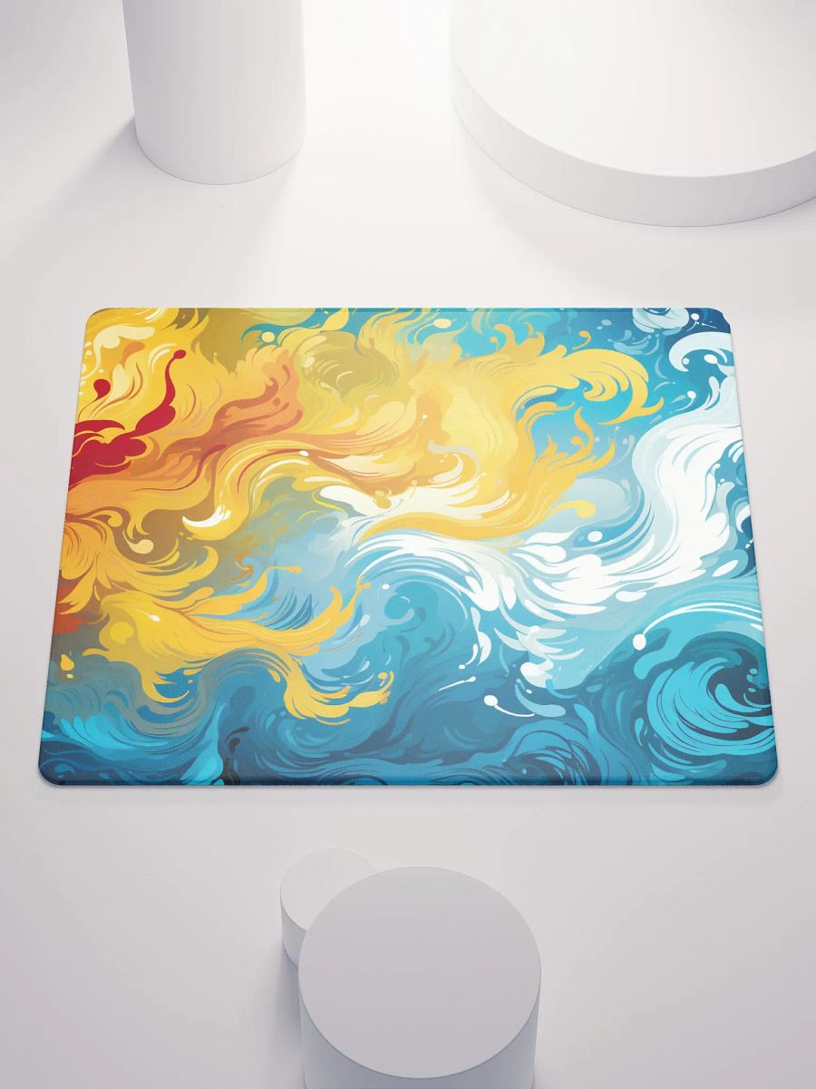 Waves of Fire and Water Mouse Pad product image (1)