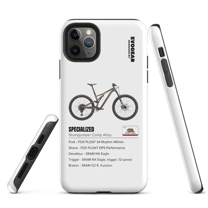 White Specialized Stumpjumper Comp Alloy iPhone Case product image (5)