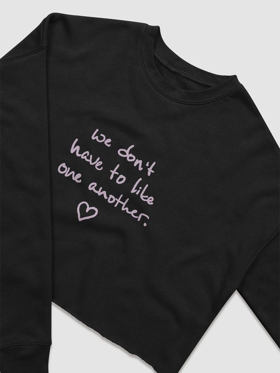 ONE ANOTHER (pink) women's fleece crop sweatshirt product image (1)