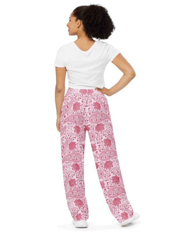 Rosewater Paisley | Unisex Wide-Leg Pants product image (2)