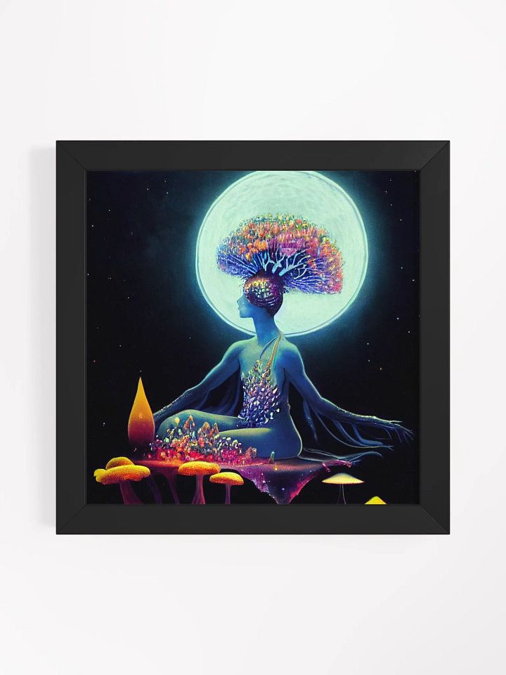 Vibrant Ayous Wood Framed Matte Poster product image (3)