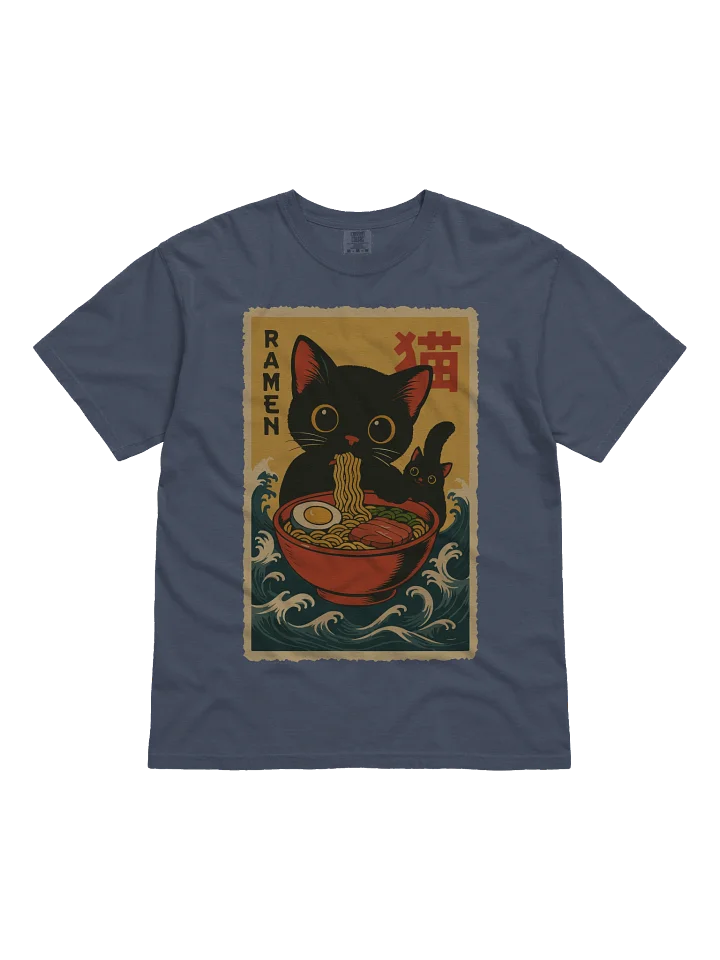 Black Cat Ramen Wave Charming Vintage Japanese Style product image (6)