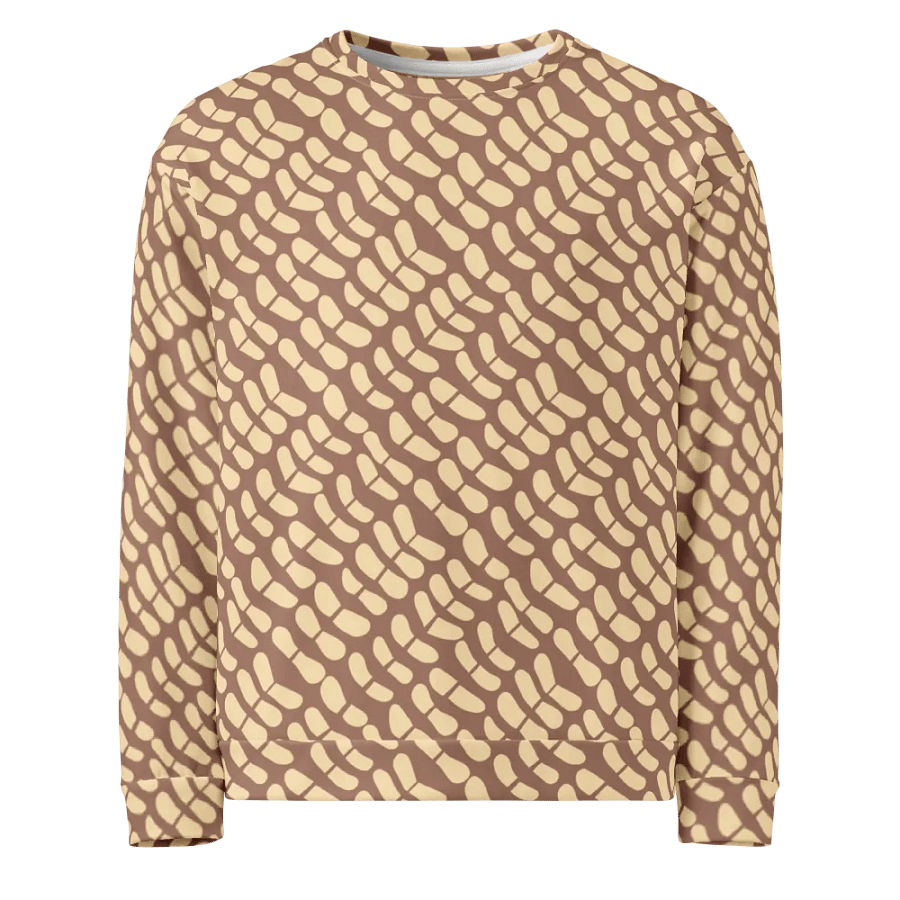 Mocha Mousse Statement All-Over Print Sweatshirt product image (7)