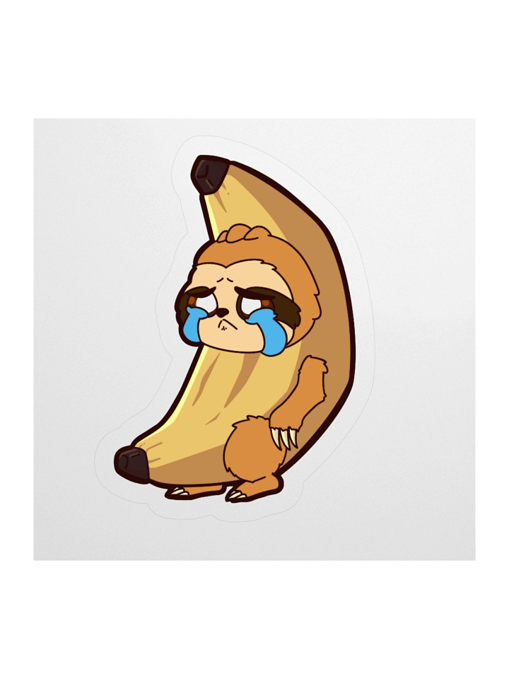 Sad time Banansloth sticker product image (1)