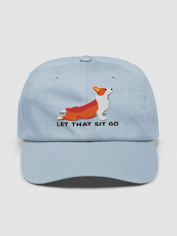 Let that Sit Go Classic Dad Hat(Embroidered) of a Pembroke Welsh Corgi product image (9)