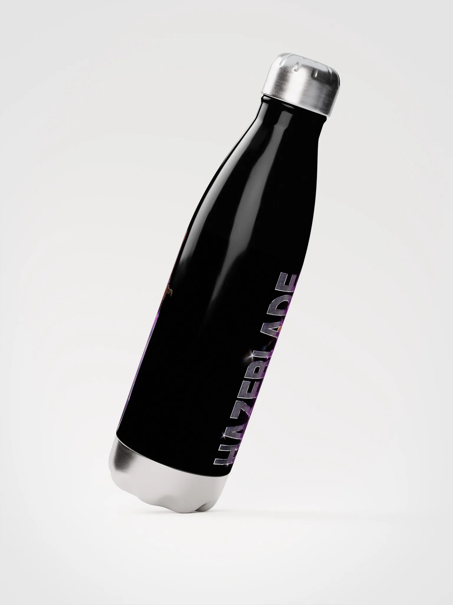 Hazeblade Lightning Sword Stainless Steel Water Bottle [Black] product image (2)