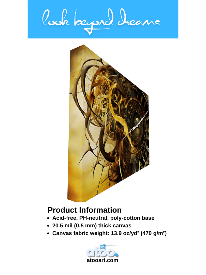Time Confusion-17 | Canvas Artistic Wall Painting product image (7)