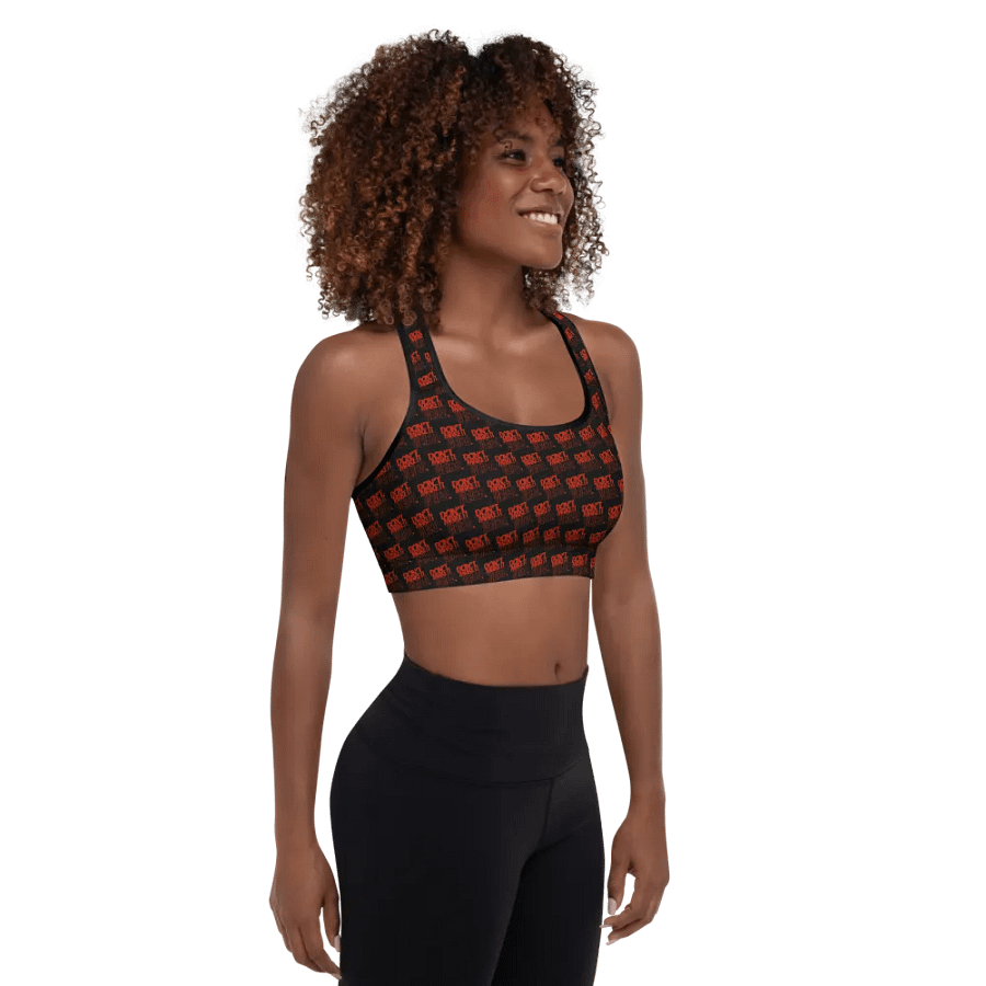 Weird Diagonal All-Over Print Sports Bra product image (5)