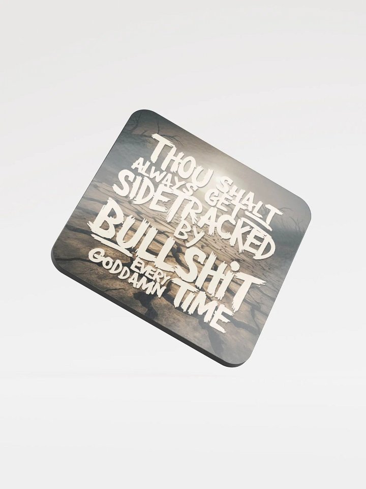 Rule of the Wasteland - Glossed Cork Coaster product image (2)