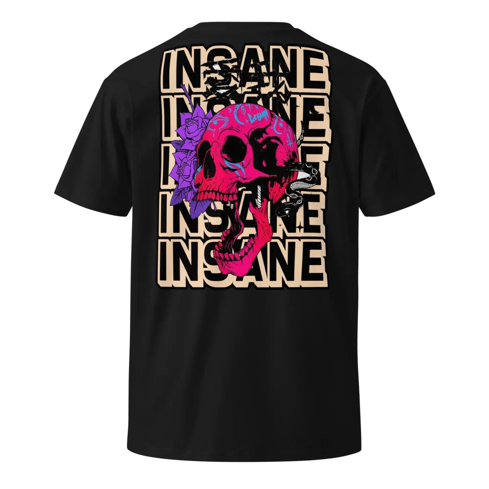 Insane Skull and Roses Graphic Tee product image (6)