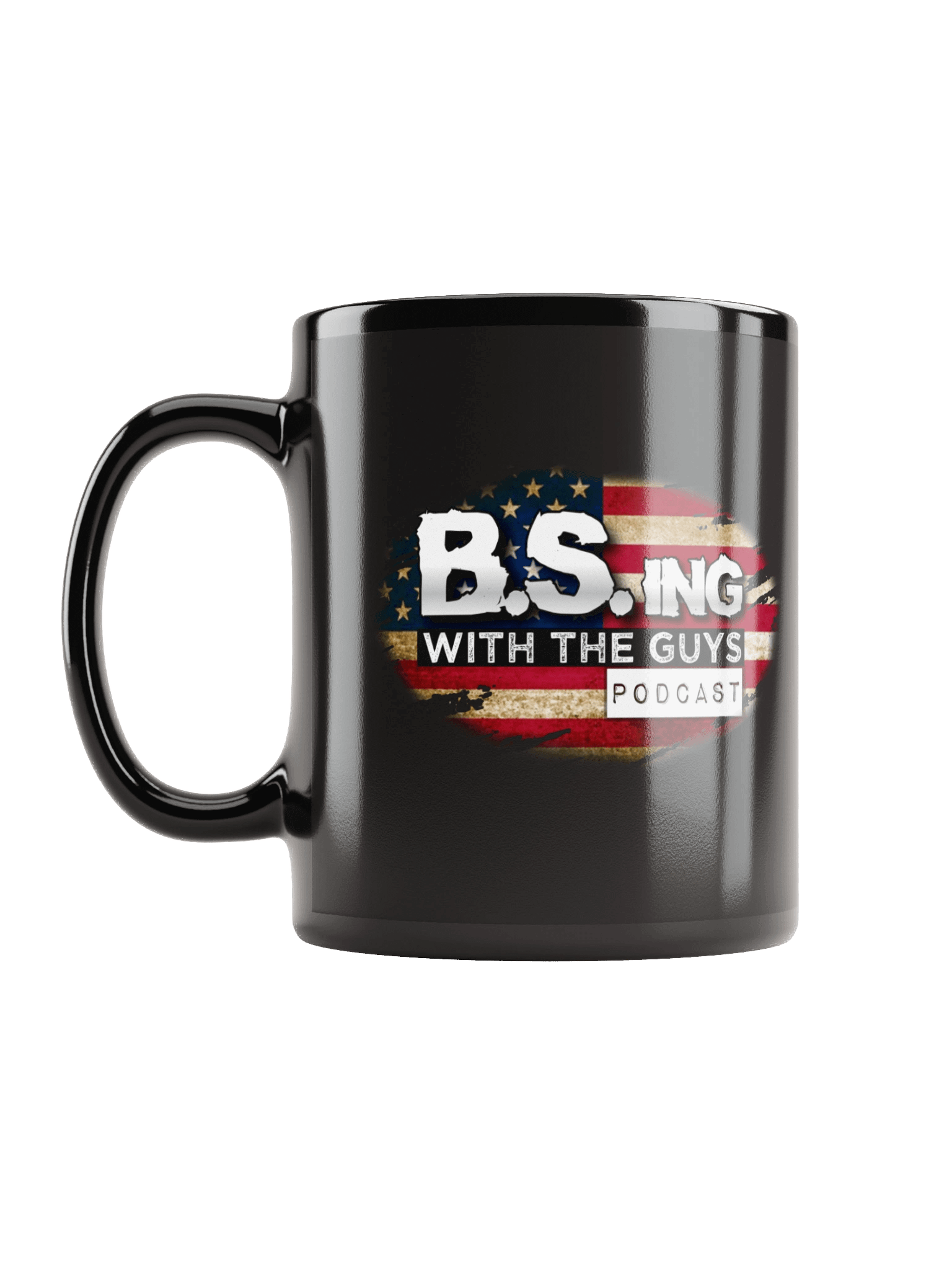 B.S.ing With The Guys black Merica coffee mug product image (3)