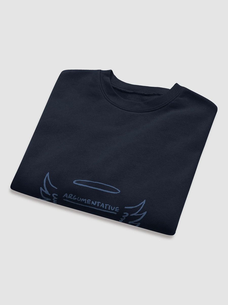 ANGELIC (teal design) Women's Fleece Crop Sweatshirt product image (32)