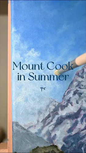 📹 🏔️ ☁️ 
Final touches to the vast blue sky, and intricate brushstrokes to create the fleeting clouds as they seem to dance a...