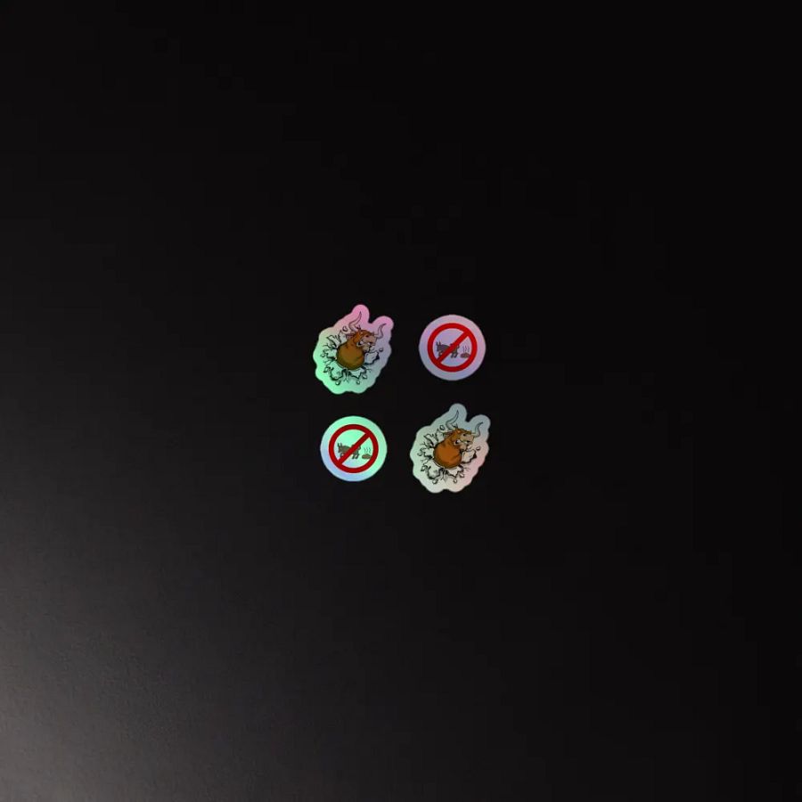 "Panchito" Holographic Sticker Set product image (5)