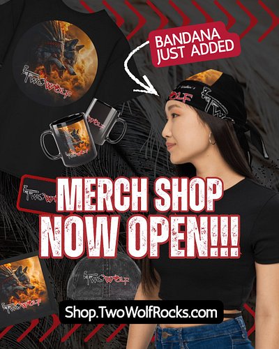 Stop scrolling. You need this.

The debut TWO WOLF merch collection is here and features the self-titled album artwork you lo...