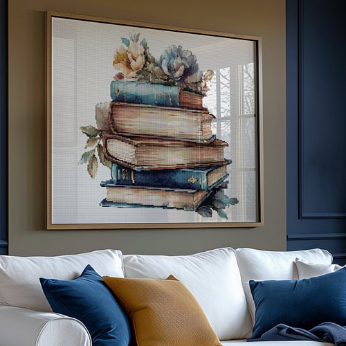 ​📚 Sapphire Stories Cross Stitch Pattern
Perfect for any Book lover!​​​​​​​​​​
✨Easy-to-follow design, instant PDF
📏182 x 180...