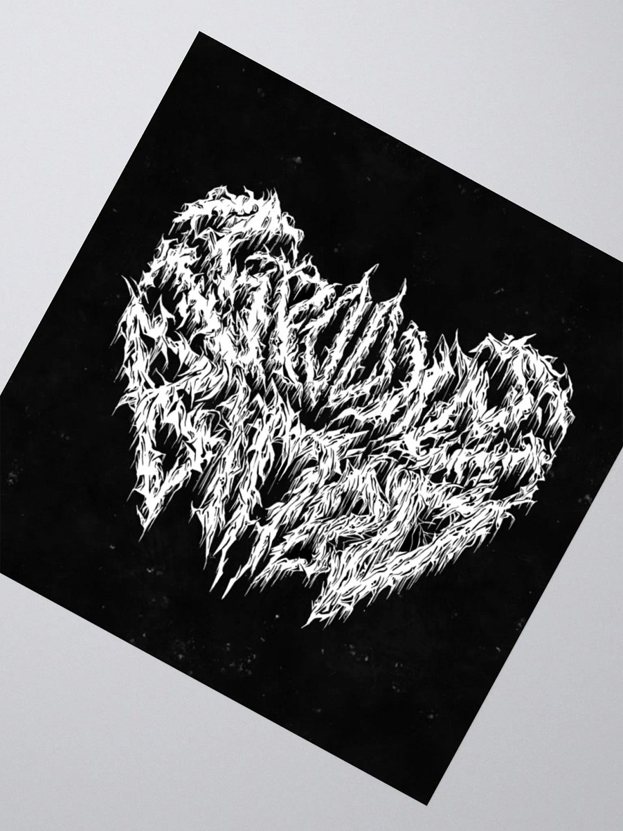 Death Metal Logo Sticker product image (2)