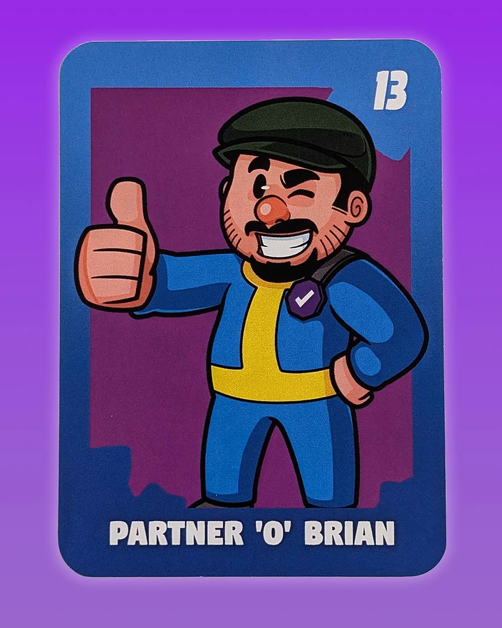 Partner 'O' Brian Collectible Card product image (1)