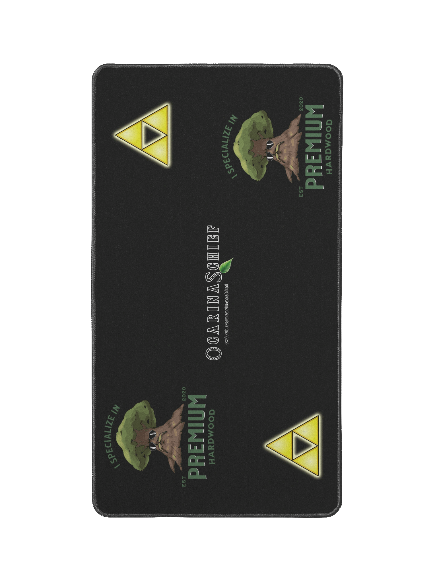 Premium Hardwood Desk Mat 12" x 22" product image (1)