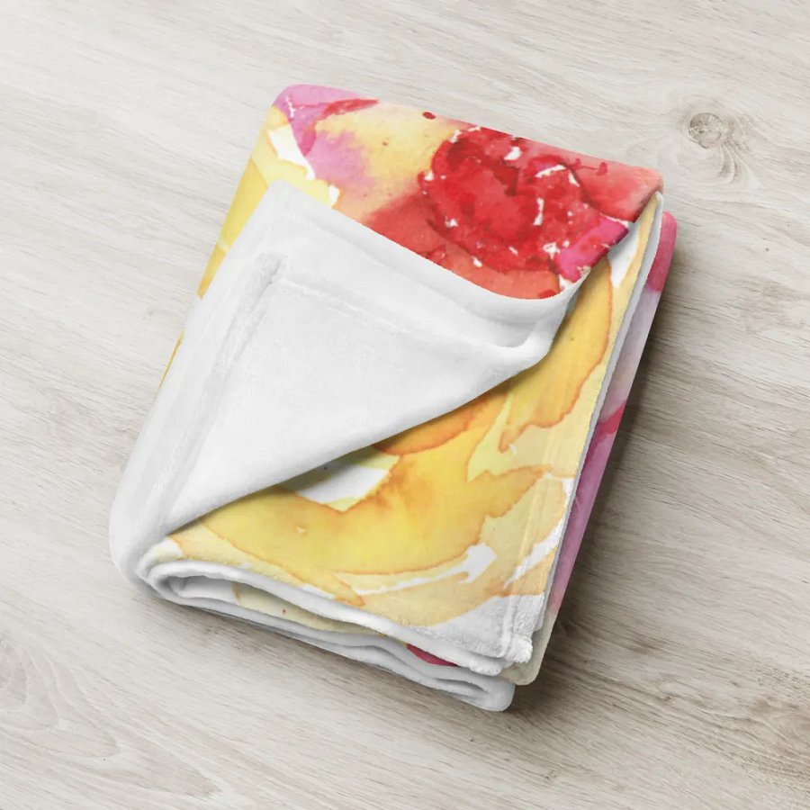 Blossom Burst Throw Blanket product image (18)