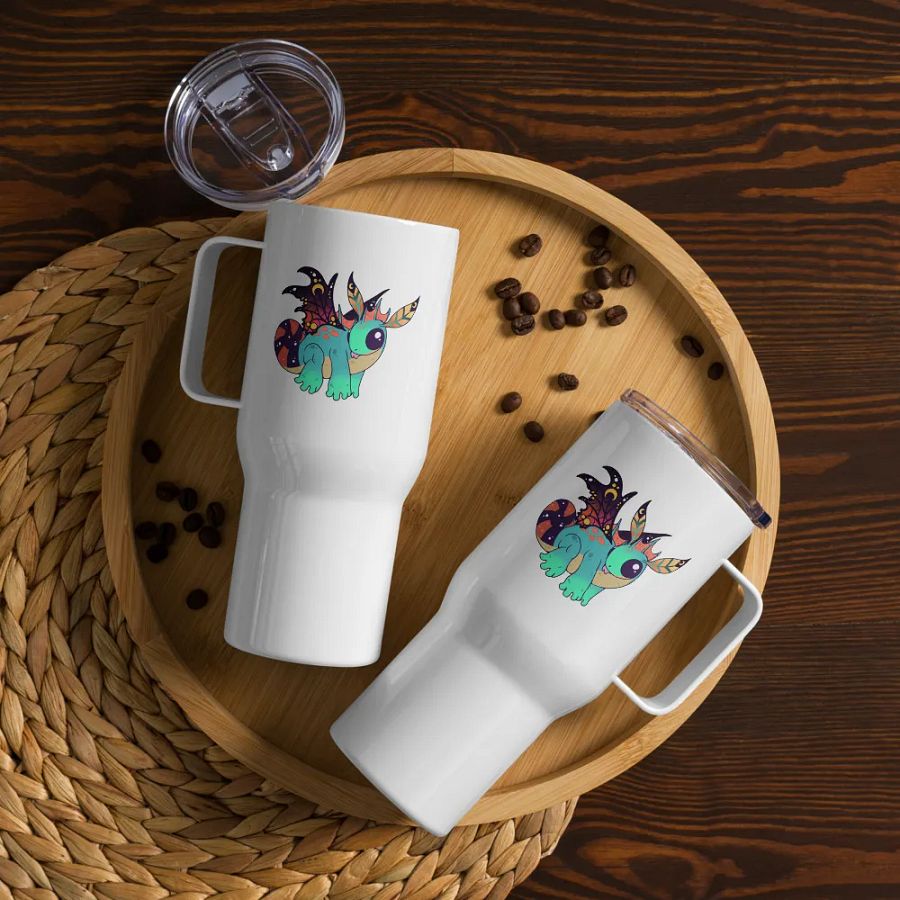 Fae Dragon - Travel Mug w/Handle product image (12)