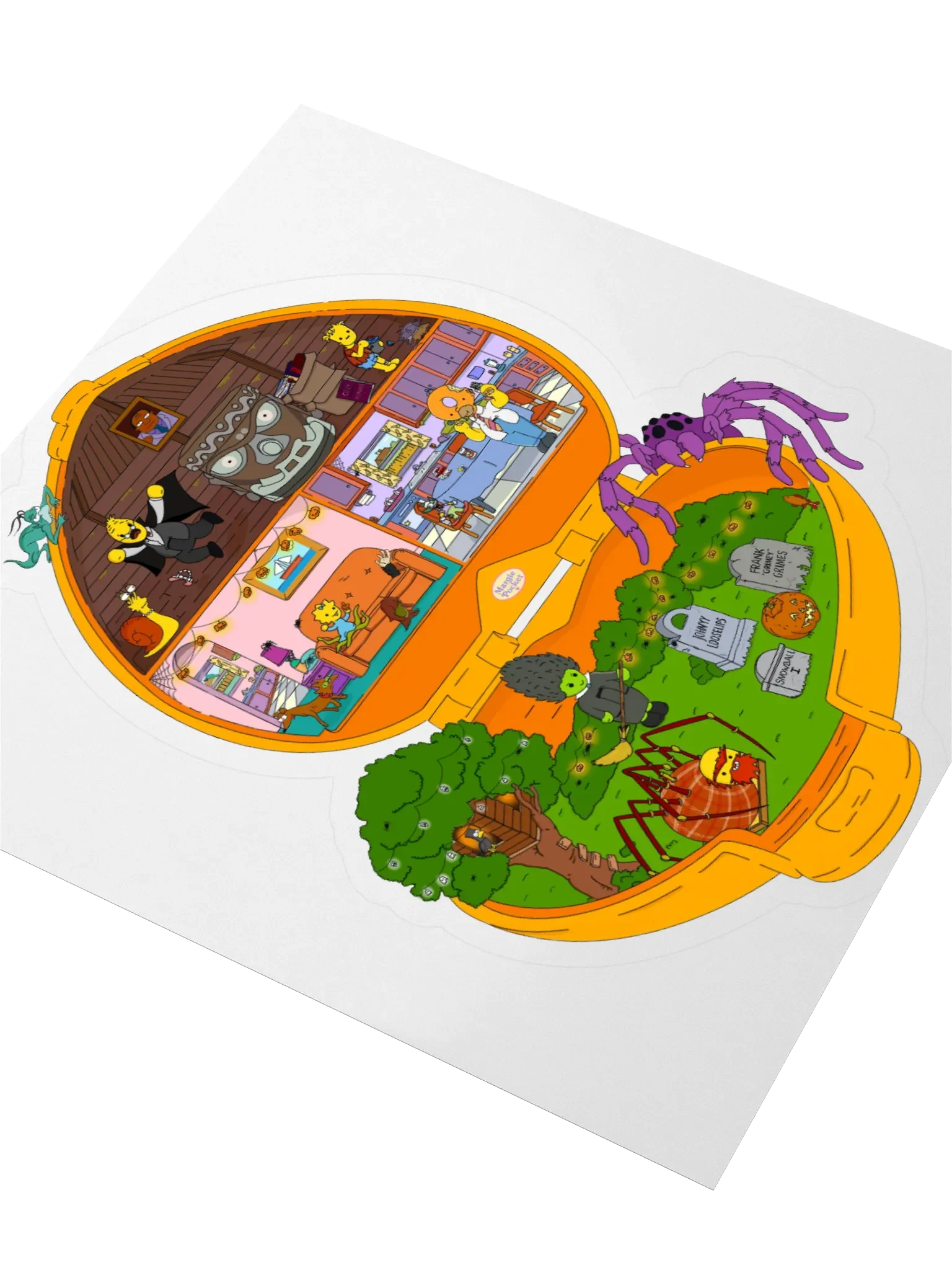 spooky pocket sticker product image (4)