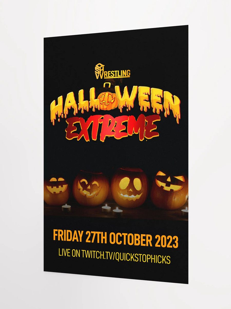 QSHW HALLOWEEN EXTREME COMMEMORATIVE POSTER product image (3)