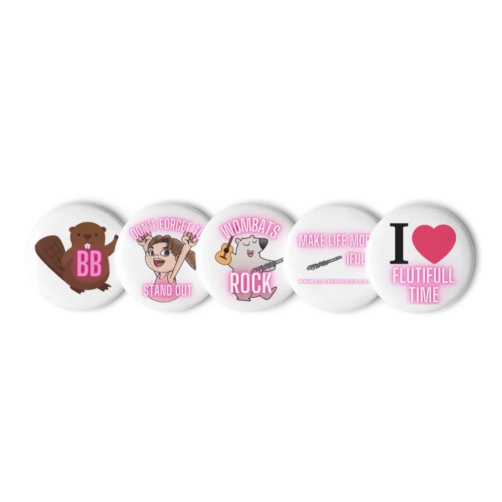 Flutifull Emoji Pin Button Set product image (4)