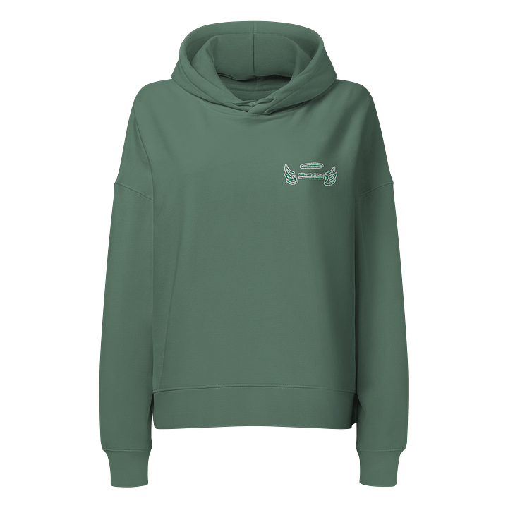 ANGELIC (green and white) women's retro fit crewneck product image (1)