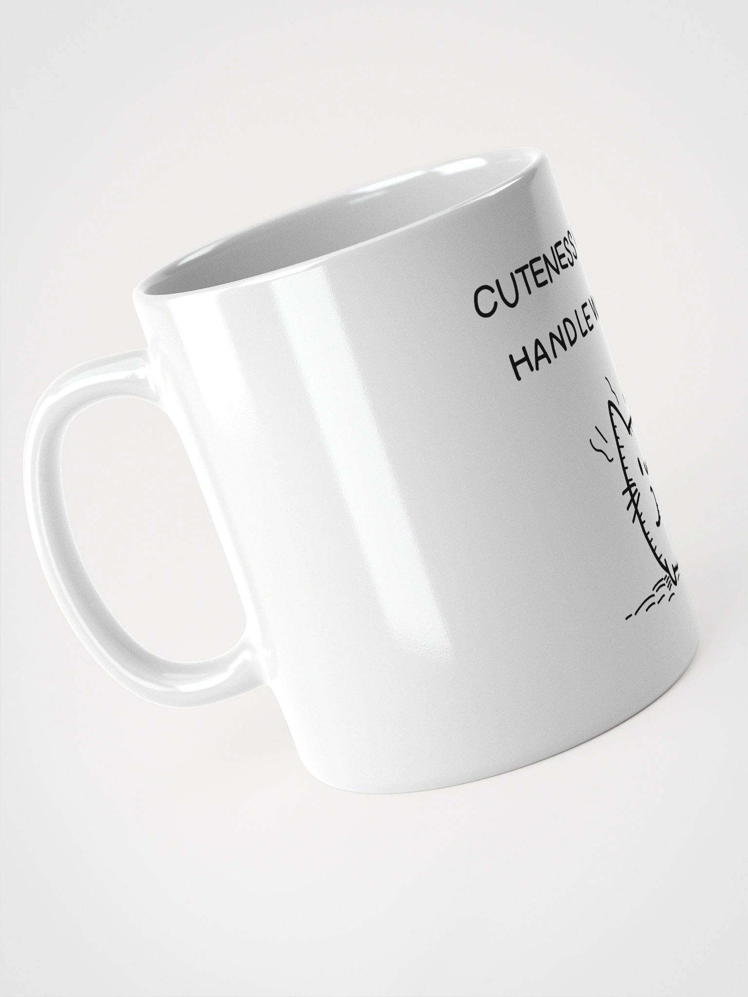 Cuteness Overload White Glossy Mug product image (10)