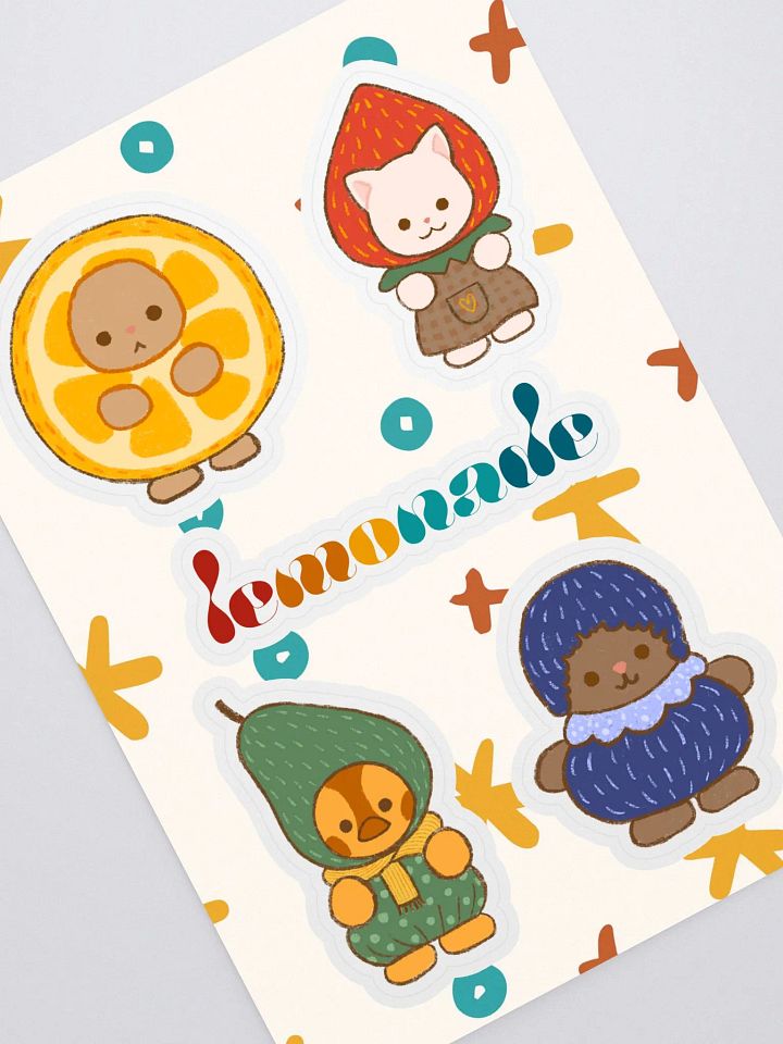 lemonade friends / sticker sheet product image (1)