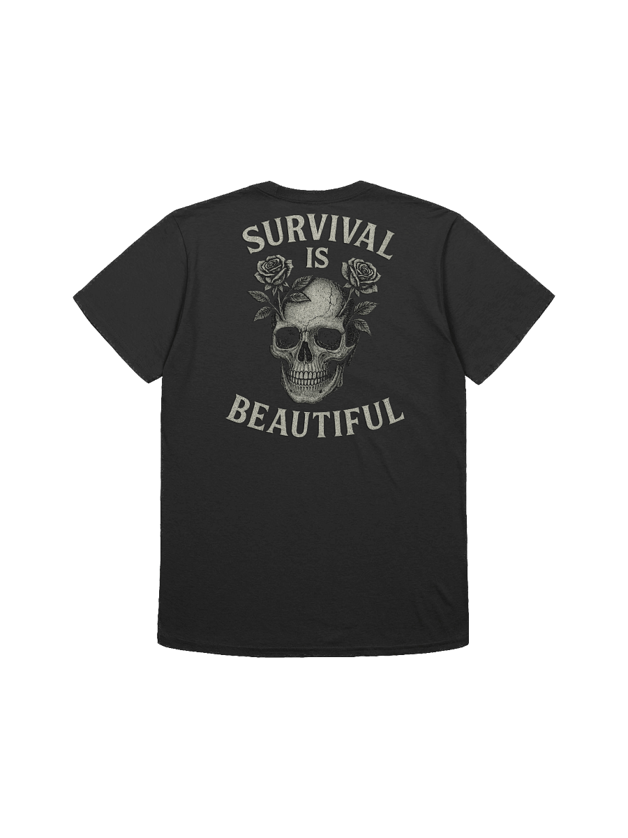 Survival is Beautiful Skull Rose Gildan Unisex Softstyle T-Shirt product image (9)