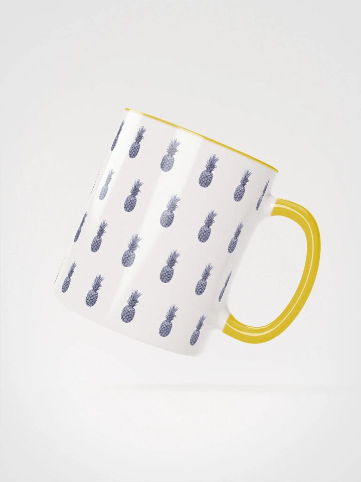 Monochrome Pineapple Ceramic Mug product image (2)