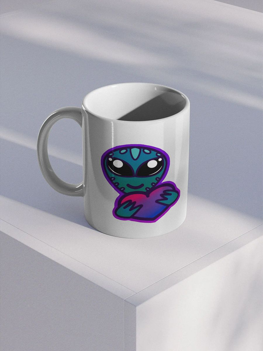 Bi Pride Heart Alien Mug product image (1)