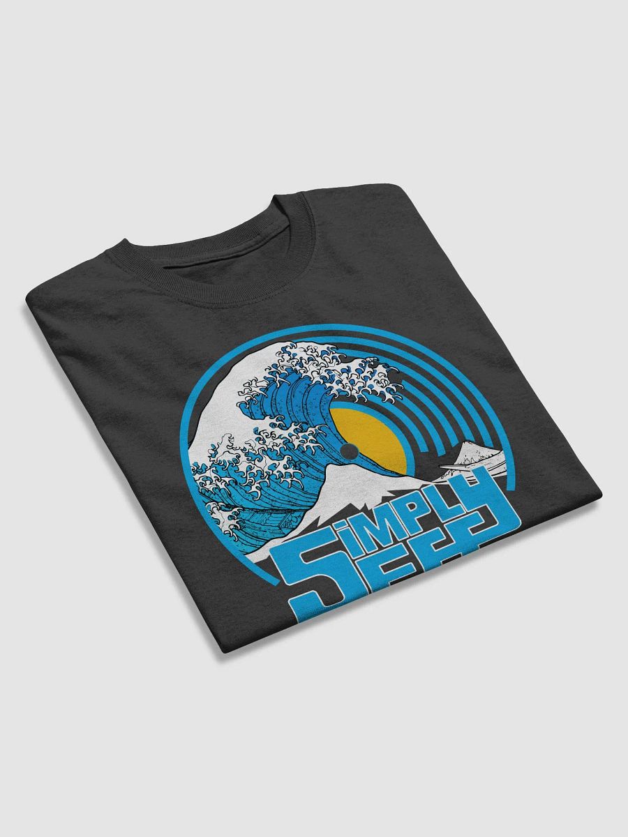 Simply Jeff Tsunami Blue Heavyweight Unisex T-Shirt product image (3)