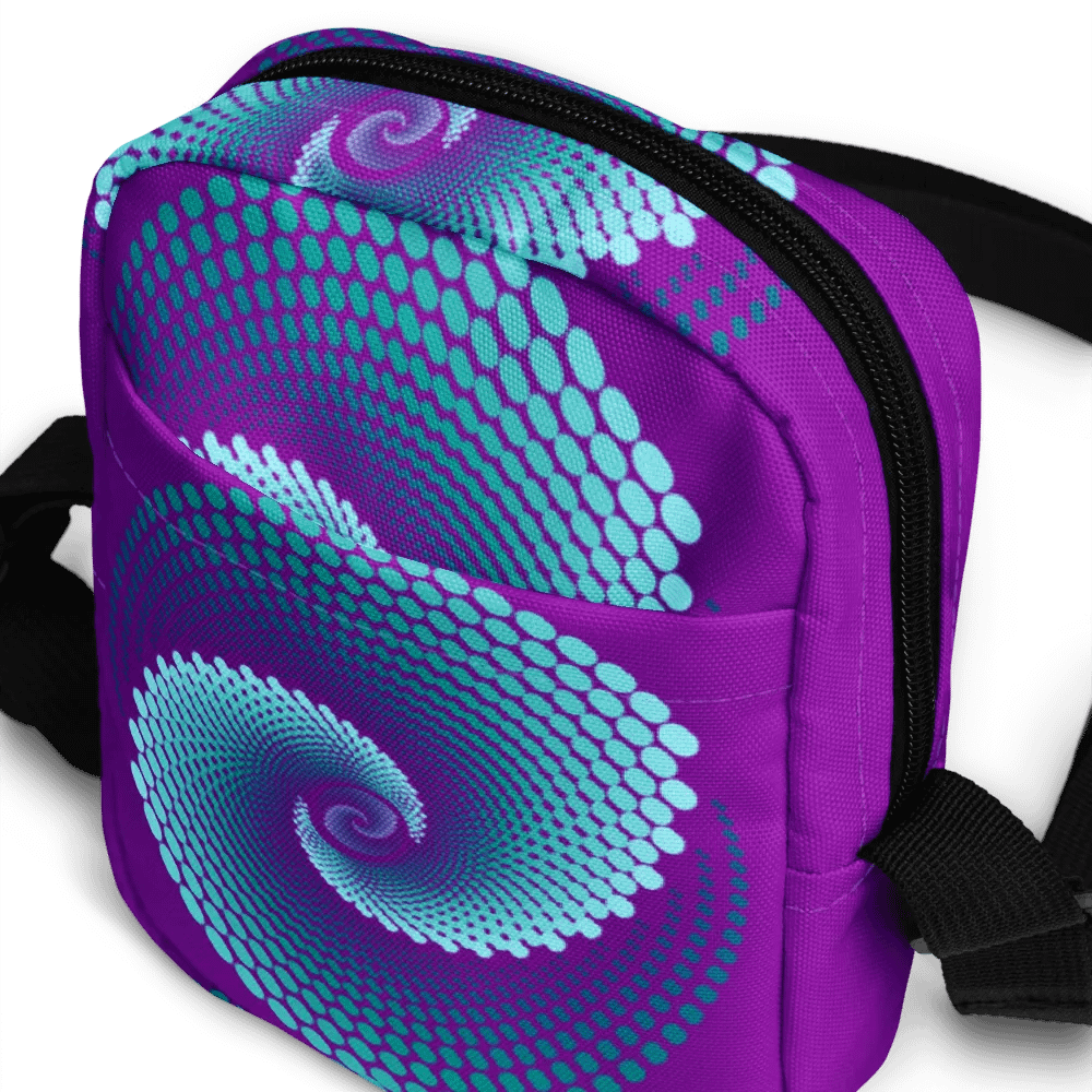 Spiral Swirls All-Over Utility Crossbody Bag stylish ladies product image (10)