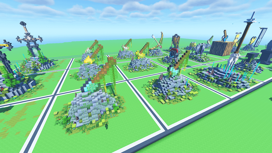 Weapons and Tools Statue Schematic Pack product image (4)