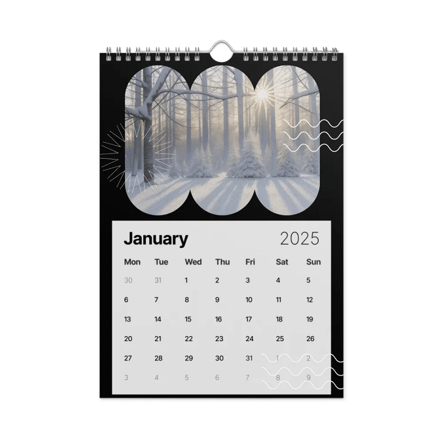 SEASONAL NATURE WALL CALENDAR 2025 product image (6)