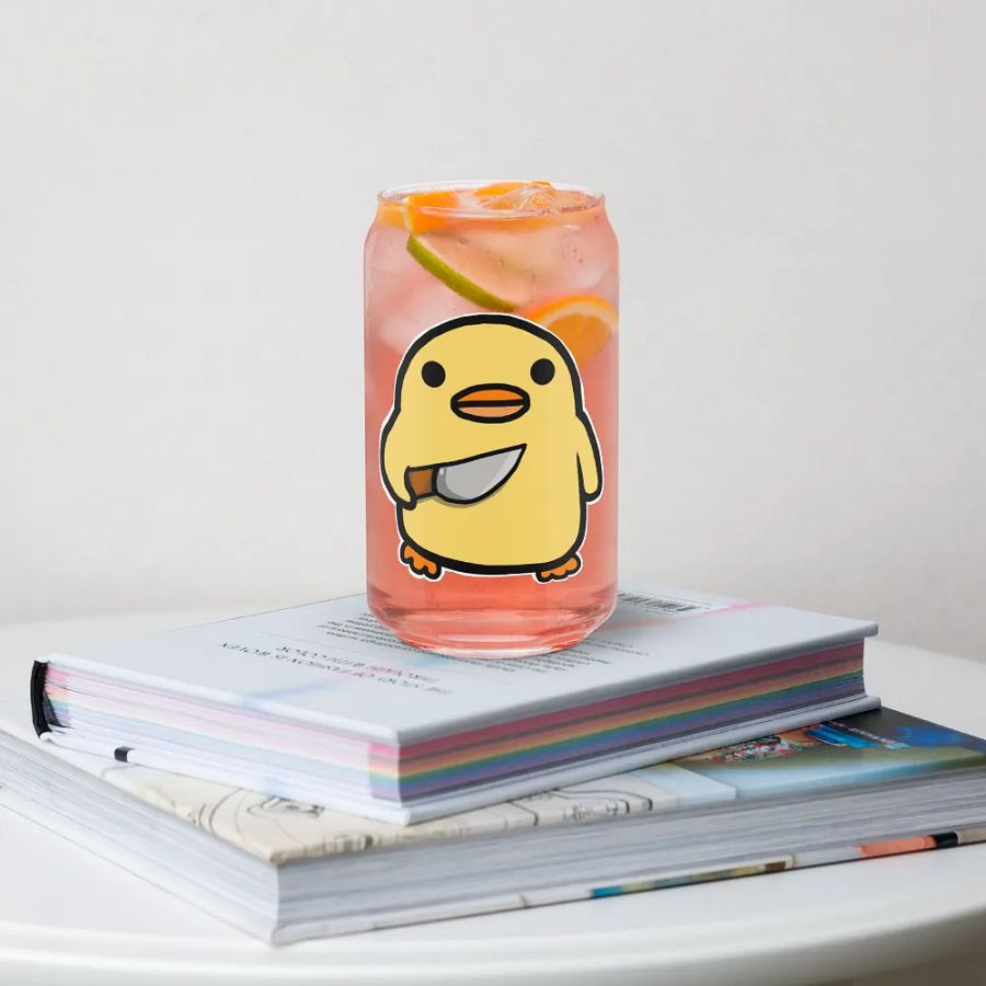 Stabby Duck Can-Shaped Glass product image (5)