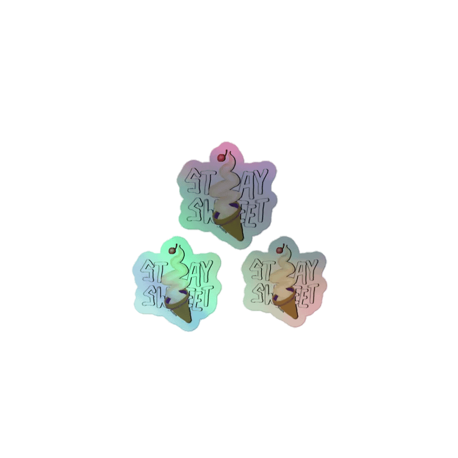 Stay Sweet Holographic Sticker Pack product image (1)