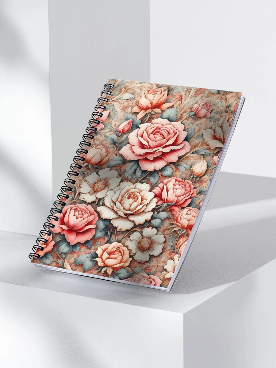 Royal Floral Spiral Notebook product image (3)