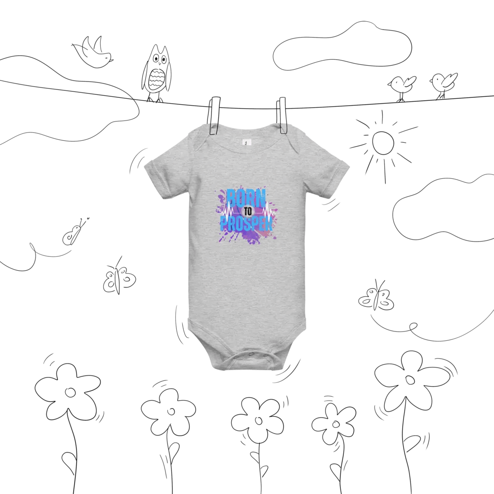 Born to Prosper Baby Onesie product image (9)