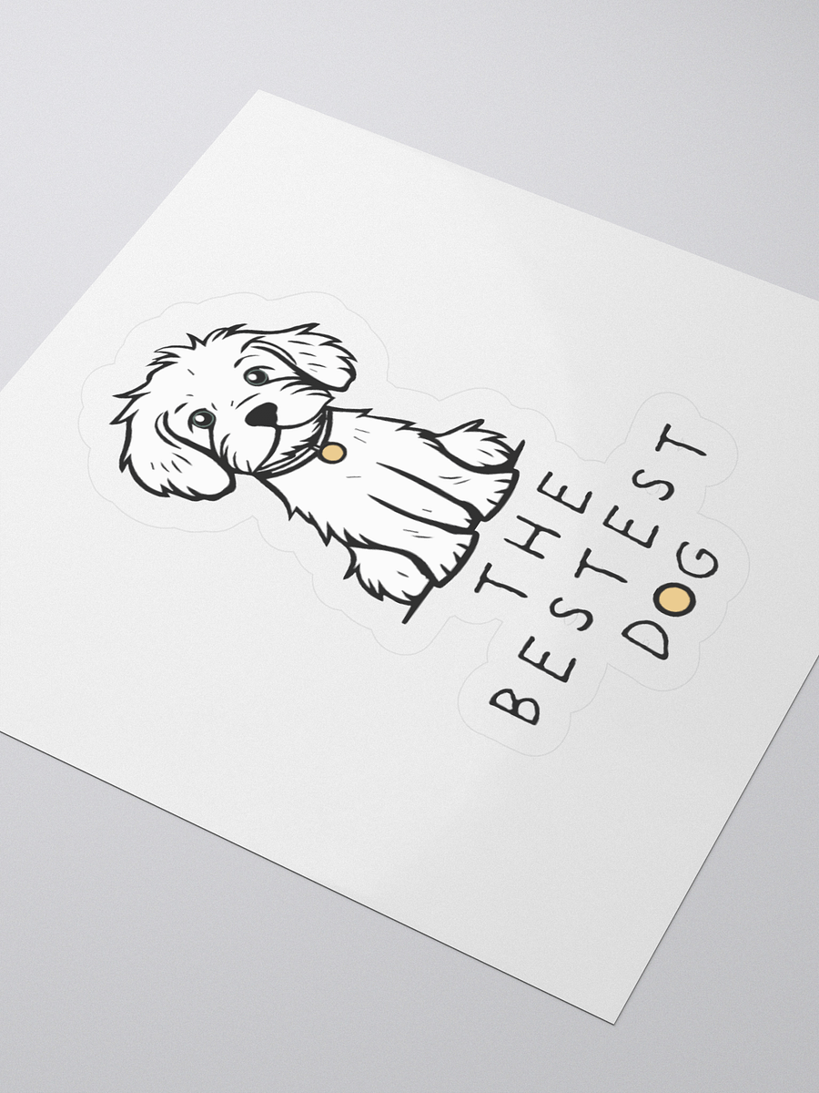 The Bestest Dog Logo Sticker product image (3)