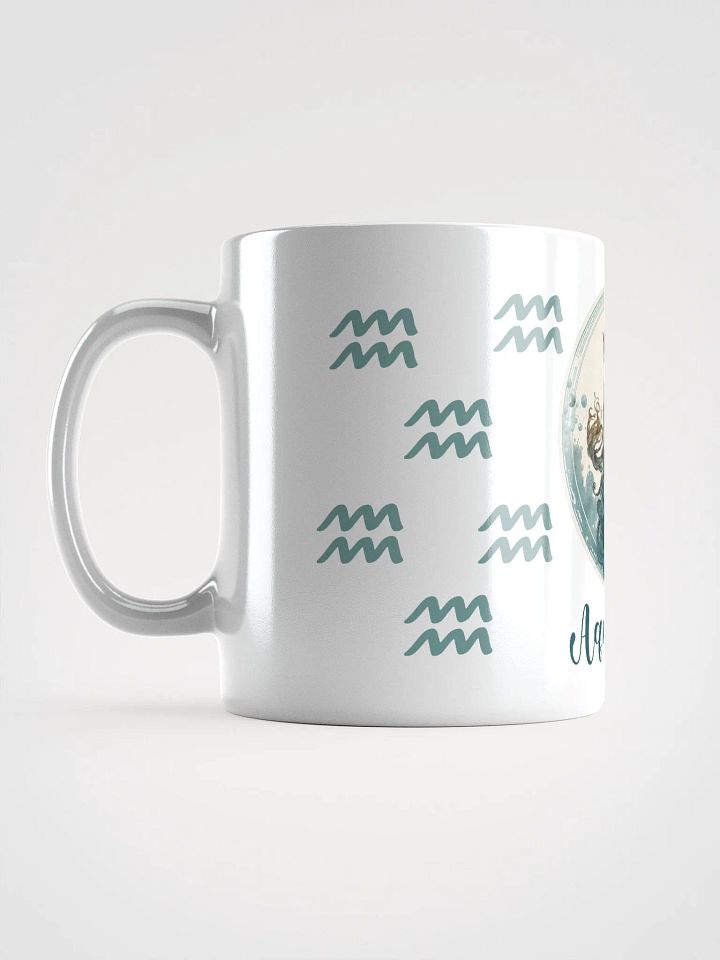 Aquarius Zodiac White Glossy Mug product image (2)