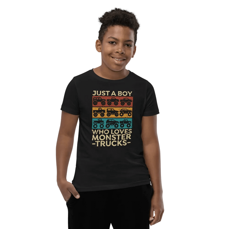 Monster Truck Madness Youth T-Shirt product image (15)