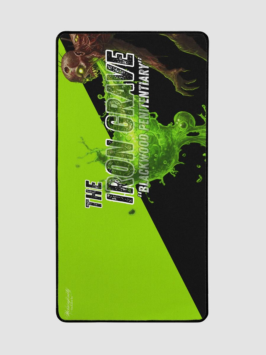 The Iron Grave - Blackwood Penitentiary - The Spitter - Black Acid Wash Desk Mat product image (2)