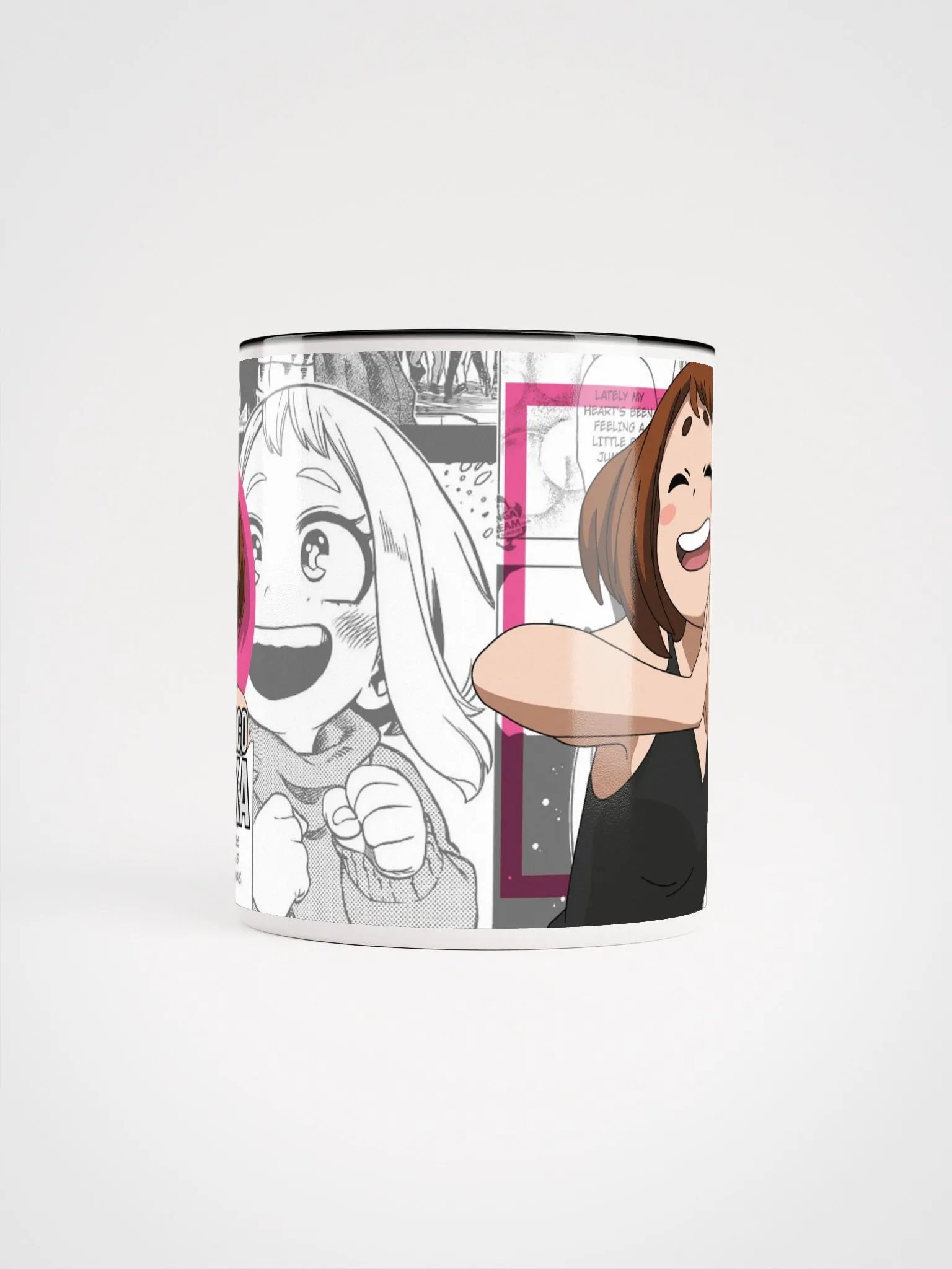 Smiling Ochaco Uraraka Ceramic Mug - My Hero Academia Anime Coffee Mug for Fans product image (3)
