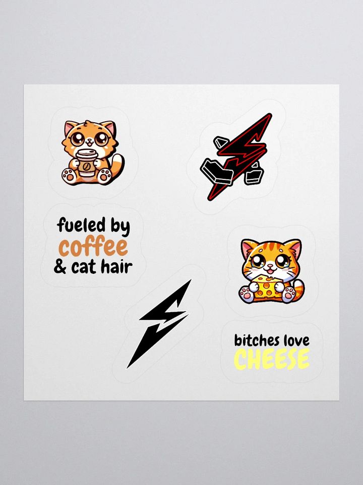 Cat Sticker & Sparkey Sheet product image (1)